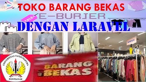 Sistem Informasi : Aplikasi Toko E-Burjer Berbasis Web dengan Laravel