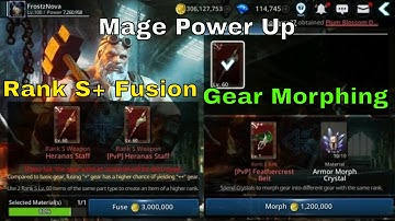 Darkness Rises Tips and Tricks: Rank S+ Fuse/Morphing & Mage Power Up