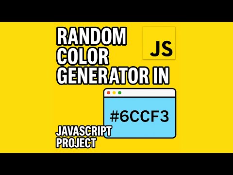 Random Color Generator in JavaScript!