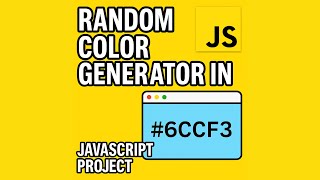 Random Color Generator in JavaScript!