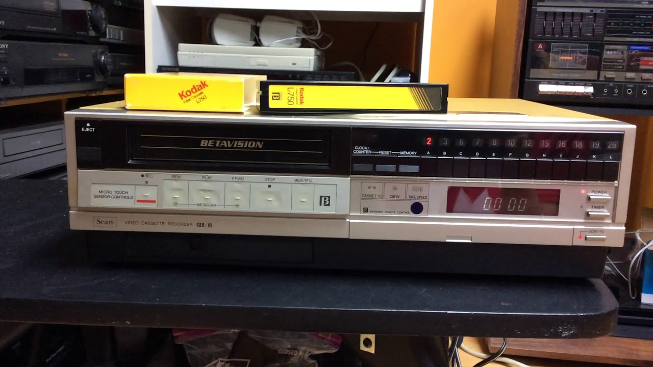 Vintage Sears Betavision 564 VCR Beta Tape Player FOR PARTS OR REPAIR