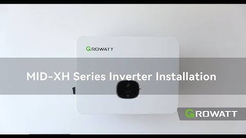 Installation Introduction: MID-XH Series Inverter