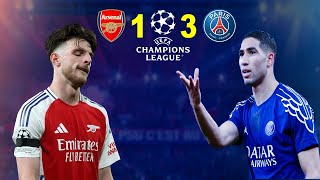 باريس سان جيرمان ضد ارسنال 3-1 ذهب واياب 2025 (نصف النهائي)