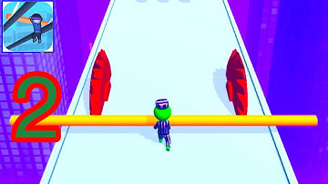 Roof Rails Gameplay All Levels walkthrough part-2 (iOS/Android)