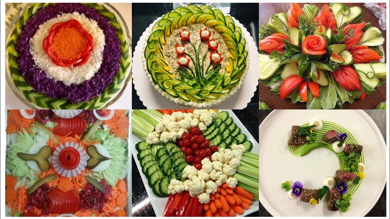 Beautiful salad decorations ideas/trending salad ideas#viral #salad #2025 