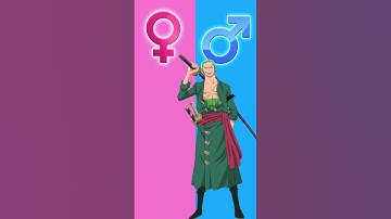 【One Piece】Characters Gender Swap #luffy  #onepiece #zoro