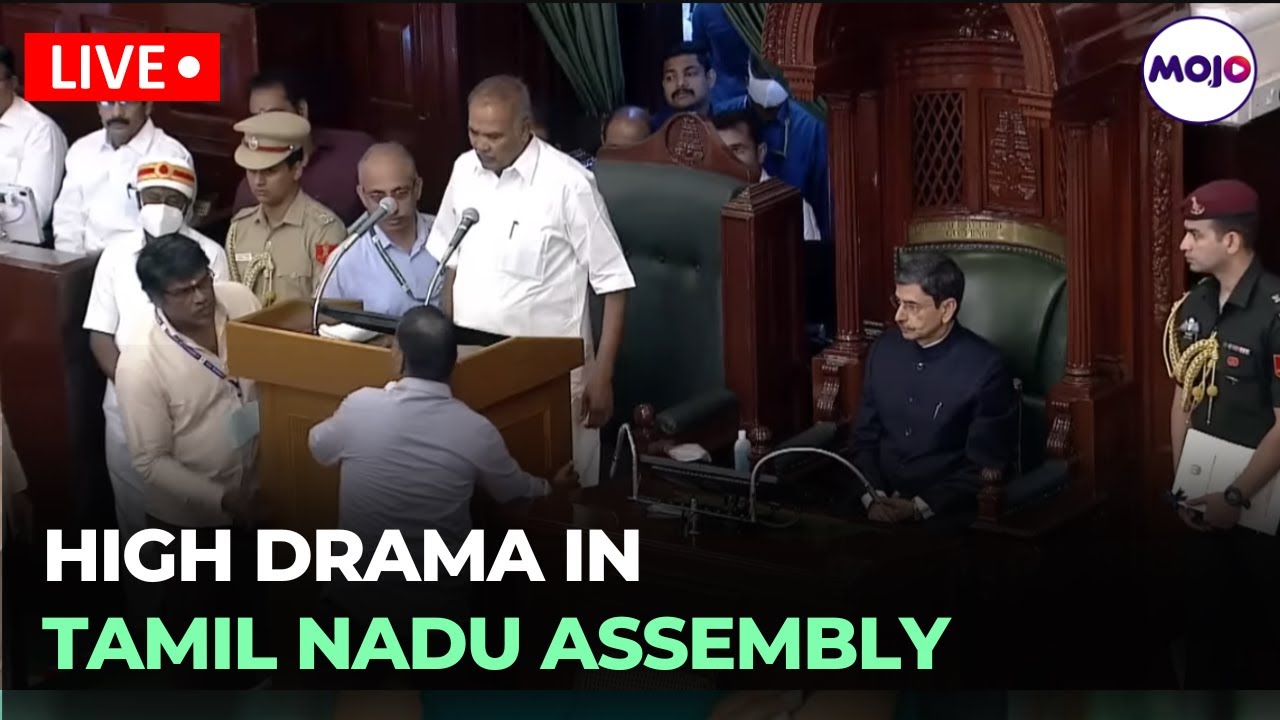 Tamil Nadu Assembly LIVE: Fresh Governor Vs Govt War | Guv Ravi Walks ...