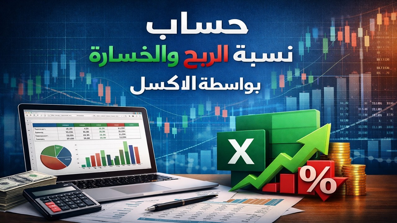 كيف تحسب نسبة الربح والخسارة في الاكسل : طريقة بسيطة وفعّالة