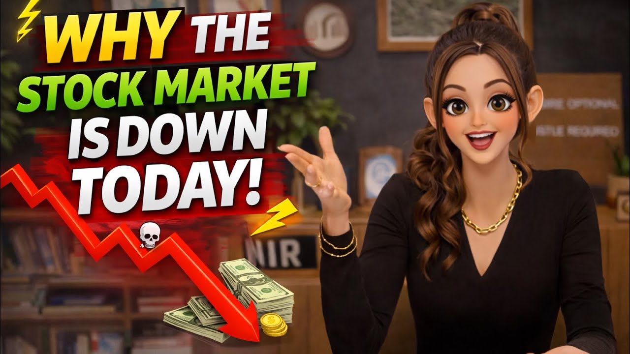 3 Reasons Why the Stock Market Is Down Today | Market Fall Reasons | 08-Janvary-2026