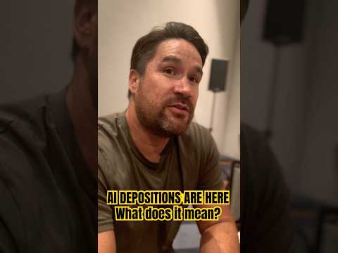 AI Depositions Change Everything As An Attorney… #Lawyering #legal #ai