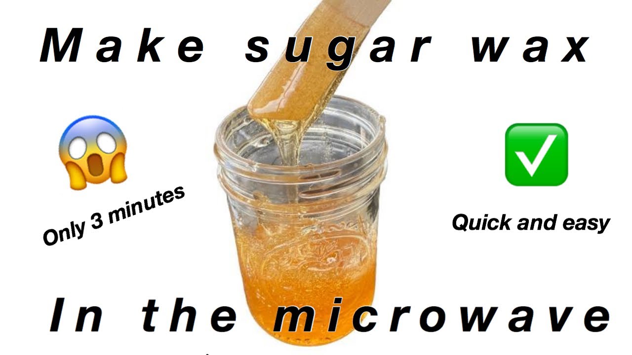 Sugar Wax in the Microwave: Only 3 minutes!������ - YouTube