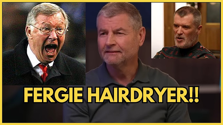 Irwin, Keane & Neville: Hilarious Tales About Alex Ferguson Hairdryer Treatment