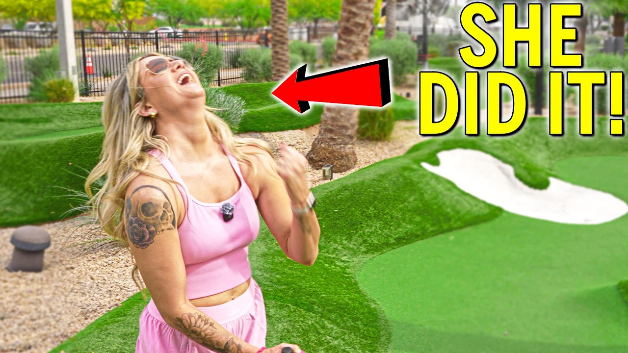 Some of Elisha's BEST Hole in Ones Yet!?