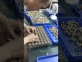 Packaging process for common mode chokes