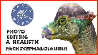 PACHYCEPHALOSAURUS Photo Editing   SHOUTOUTS, How to Make a Realistic Dinosaur on Photoshop