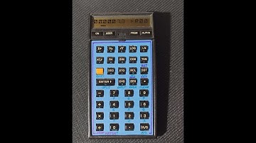 My HP-41C overlay 3D printing