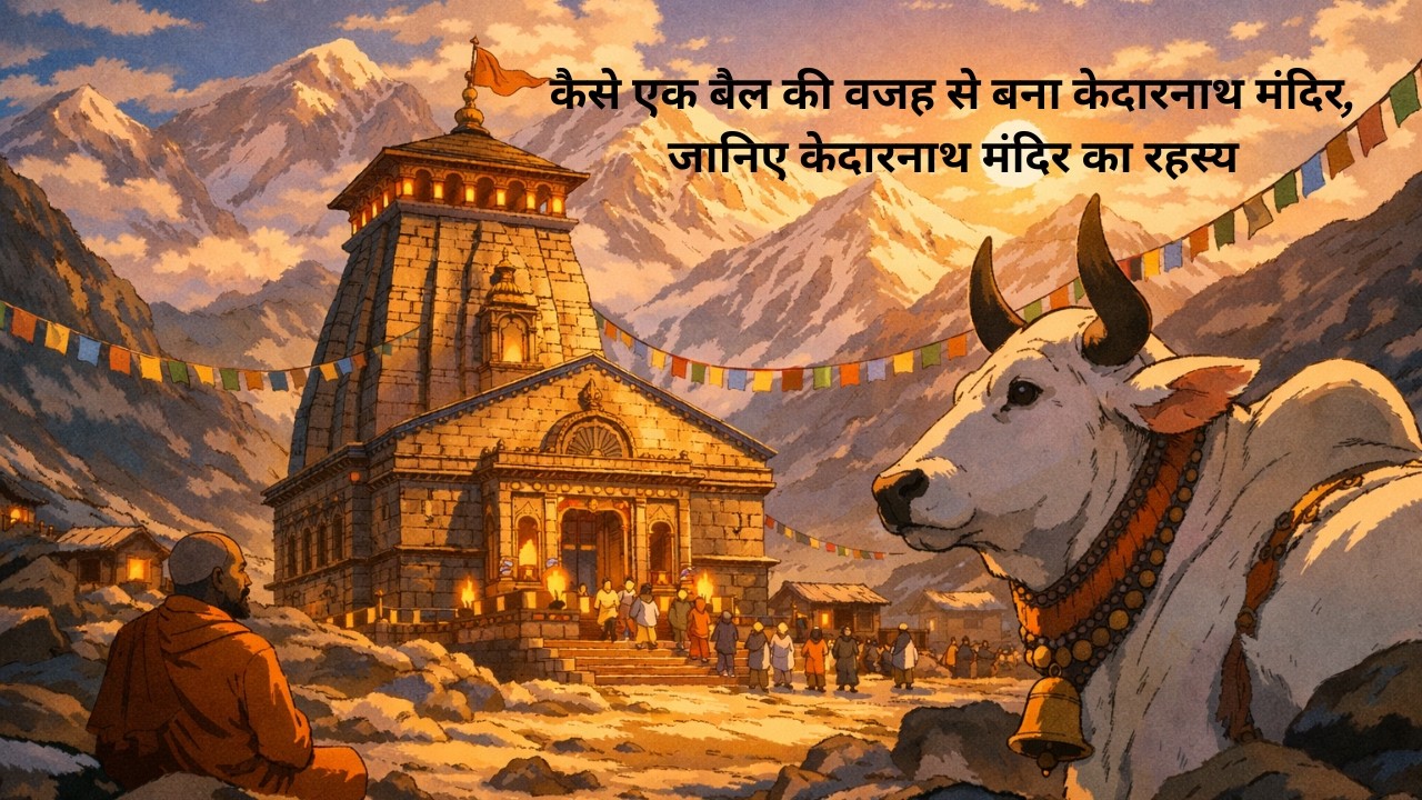 Mahadev ke Bail Roop ki Anokhi Katha | Kedarnath Mandir ki Puri Sachai | animation video
