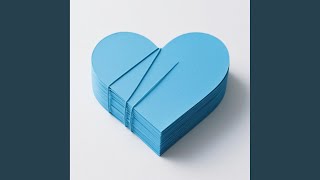 Blue Notebook Heart