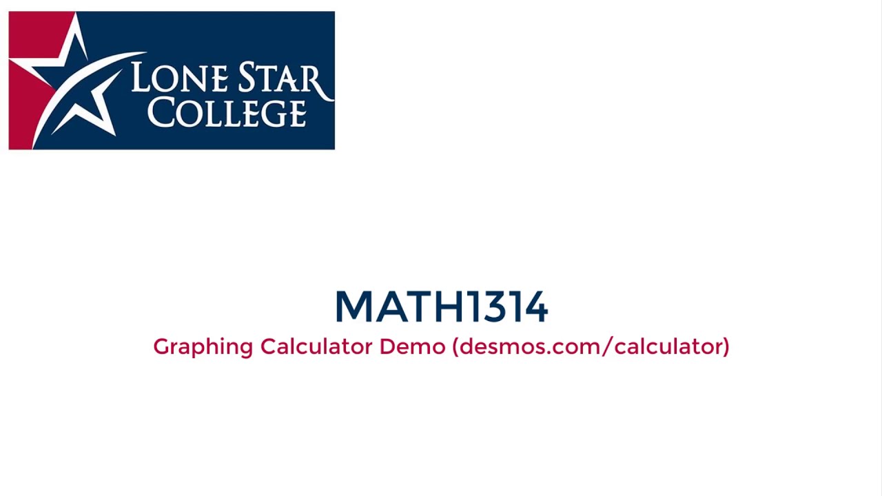 Desmos Graphing Calculator Demo YouTube