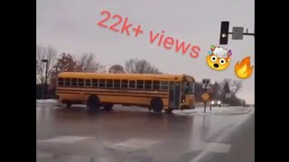 school bus drifting | school bus drifting on ice 🔥🏔️