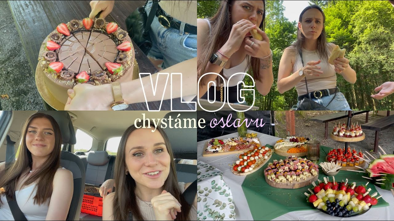 VLOG - připravujeme raut & dorty, chystáme výzdobu na oslavu | dveholky