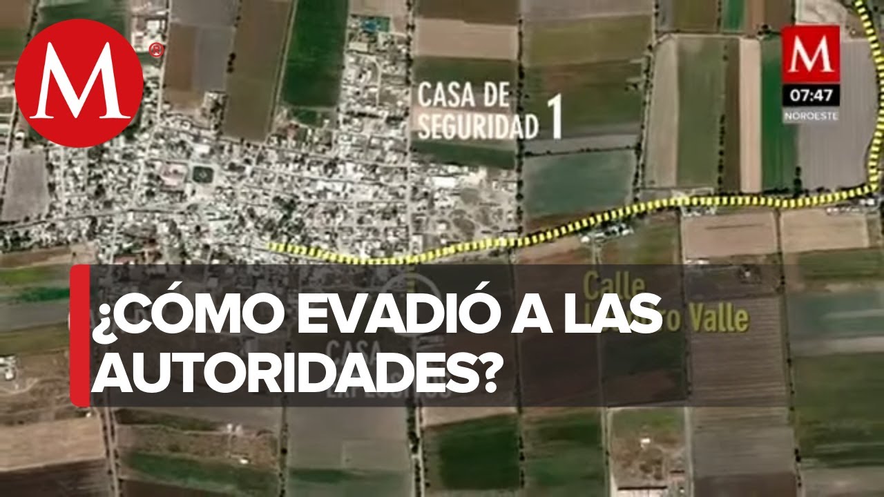 Las casas de 'El Marro' a través de las que se escabulló de operativos