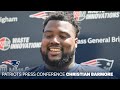 Christian Barmore: &quot;Love my team. Love my coaches.&quot; | New England Patriots Press Conference