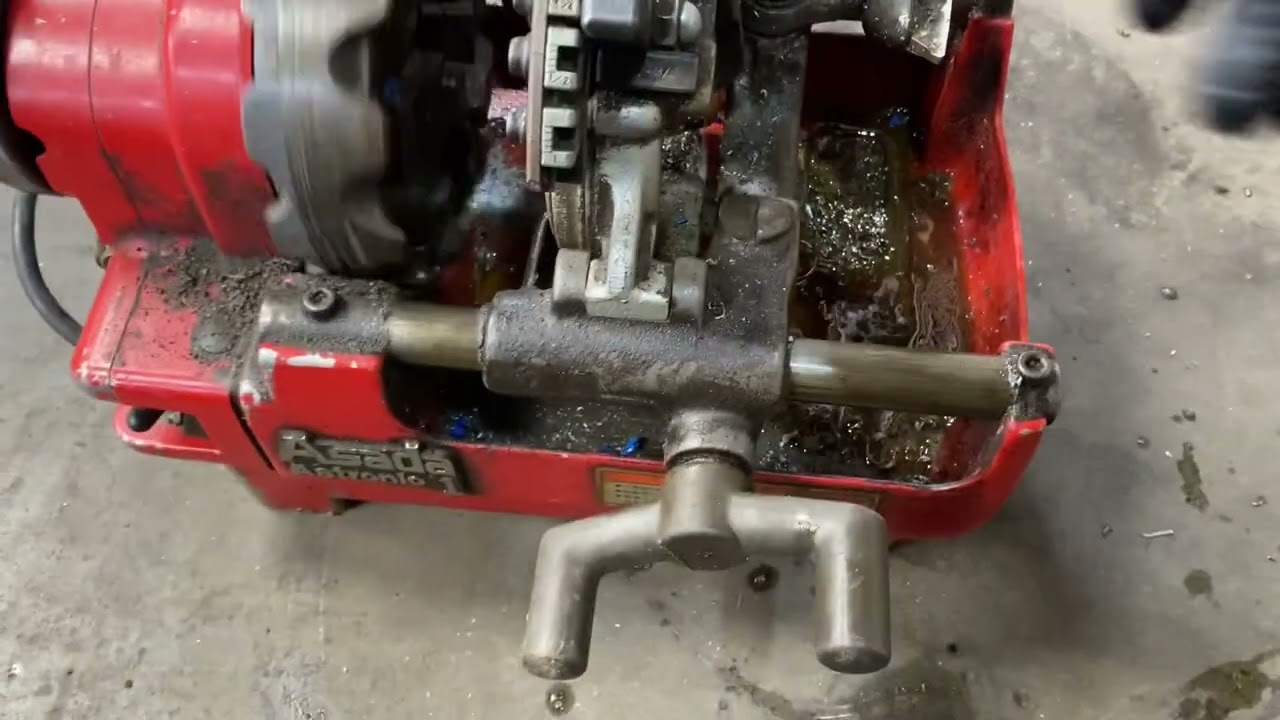 ネジ切り アサダ2インチパイプマシン アストロニック2