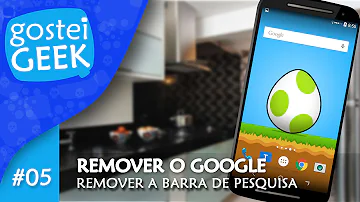 Como desativar a barra de Pesquisa?