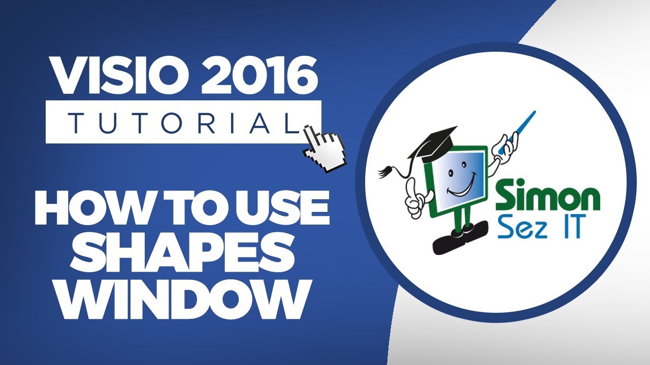 Update  How to Use the Shapes Window in Visio 2016