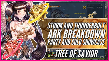 Storm and Thunderbolt Ark Breakdown (Party and Solo Showcase) | Tree of Savior