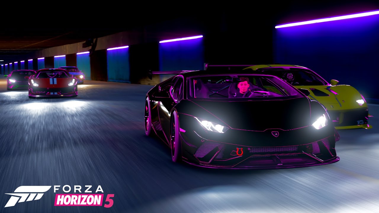 🔥Neon Light Race With My Golden 😏 Forza Horizon 5 YouTube