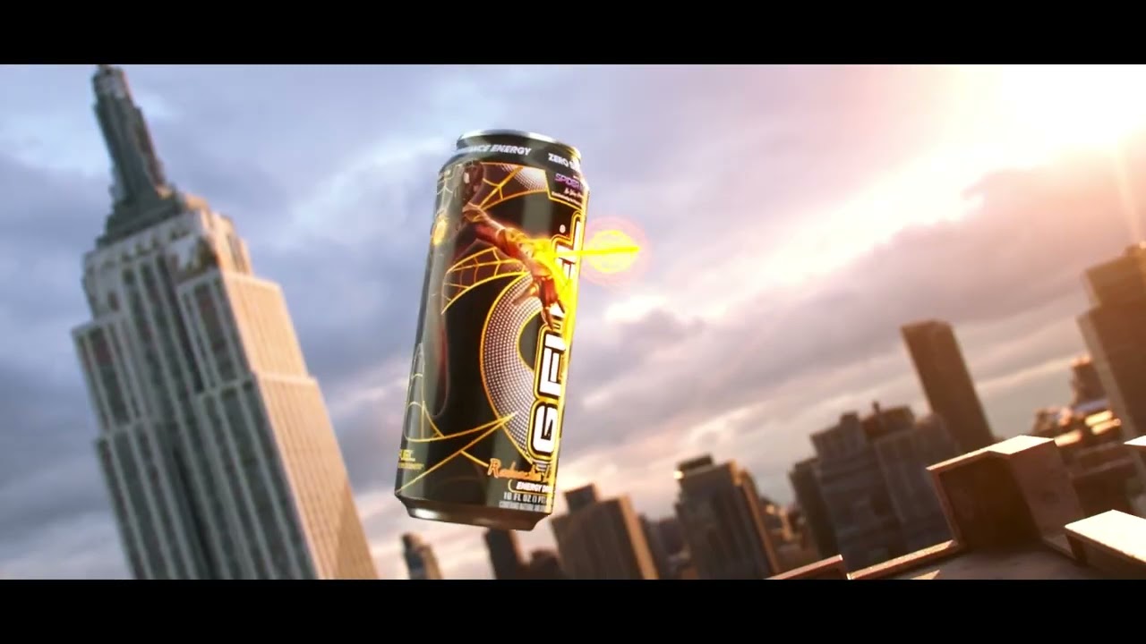 gfuel  advertisement  spiderman no way home.