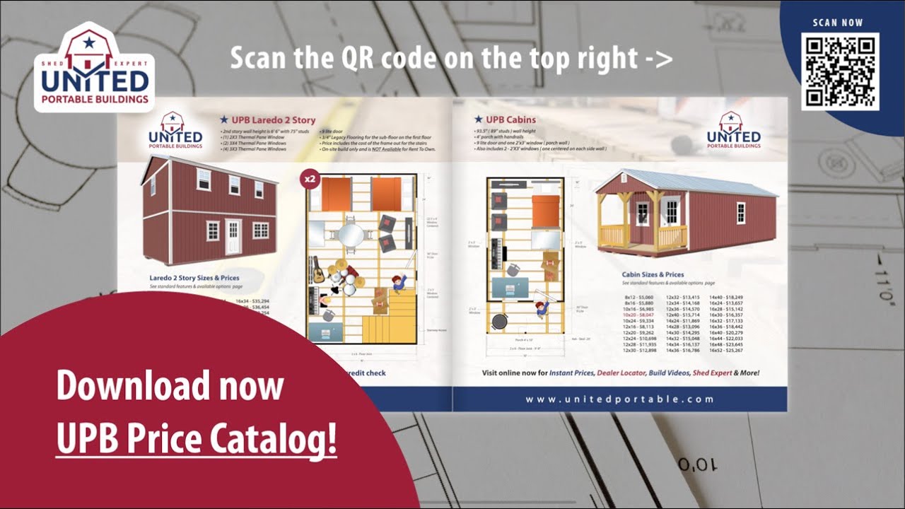 Download Our Price Catalog From United Portable Buildings Youtube