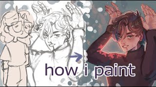 how i paint// tutorial