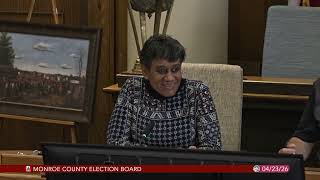 Monroe County Election Board, April 23, 2026