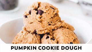 Pumpkin Cookie Dough // vegan, gluten-free, paleo