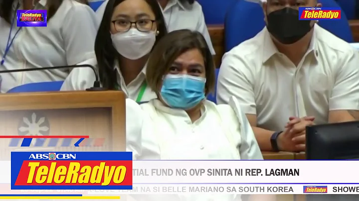 P500M confidential fund ng OVP sinita ni Rep. Lagman | TELERADYO BALITA (23 Sept 2022)
