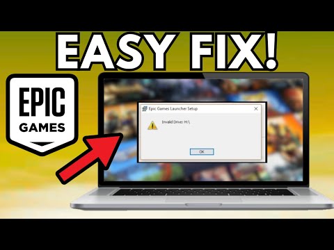 How To Fix Invalid Drive When Installing Epic Game