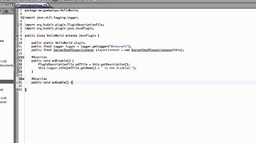 Episode 3: Basic Bukkit Plugin Tutorial