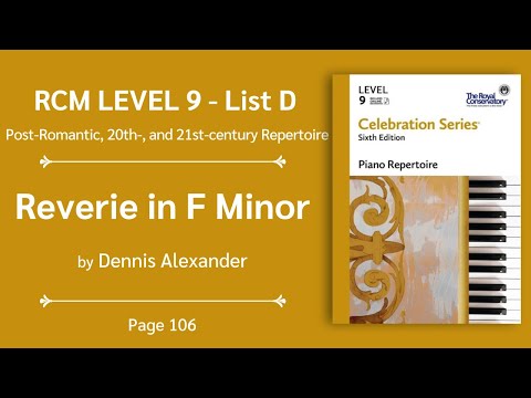 RCM Level 9 | Reverie in F Minor - Dennis Alexander