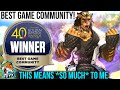FFXIV WINS BIG! BEST GAME COMMUNITY AWARD! [FFXIV 6.3]