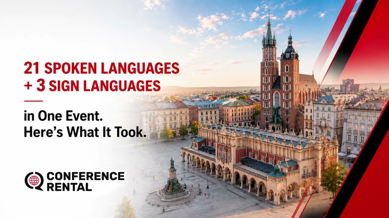 21 Spoken Languages, 3 Sign Languages, One Event in Poland by Conference Rental