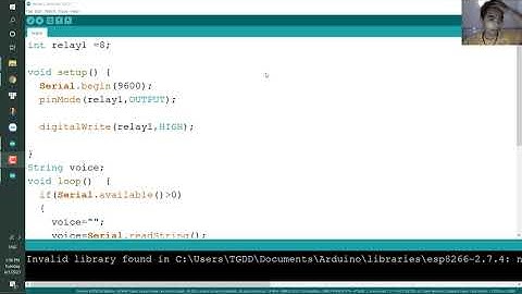 Điều khiển thiết bị bằng giọng nói thông qua bluetooth hc05