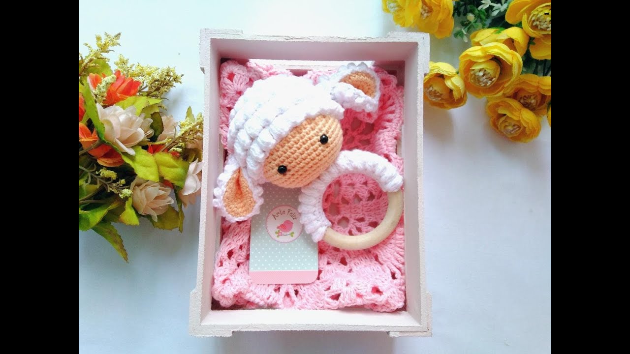 sonaja de oveja a crochet