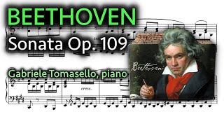 Beethoven - Piano Sonata Op. 109  - ピアノソナタ第30番 作品109 ベートーヴェン (with score)