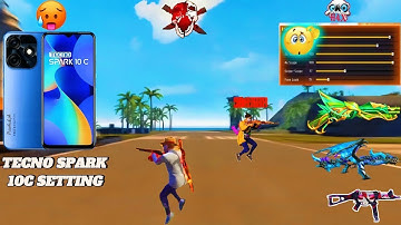Free Fire Headshot Setting OB46 [ 2024 ] | Tecno Spark 10C Sensitivity+dpi+Pointer Speed Setting ff