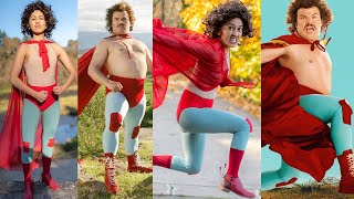 Transforming into Nacho Libre (DIY Halloween Costume)