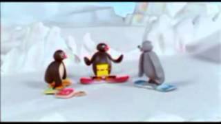 Snowboarding Pingu Slowmotion Edit
