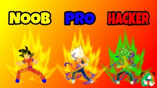 GOD OF STICKMAN 3 - NOOB VS PRO VS HACKER screenshot 5